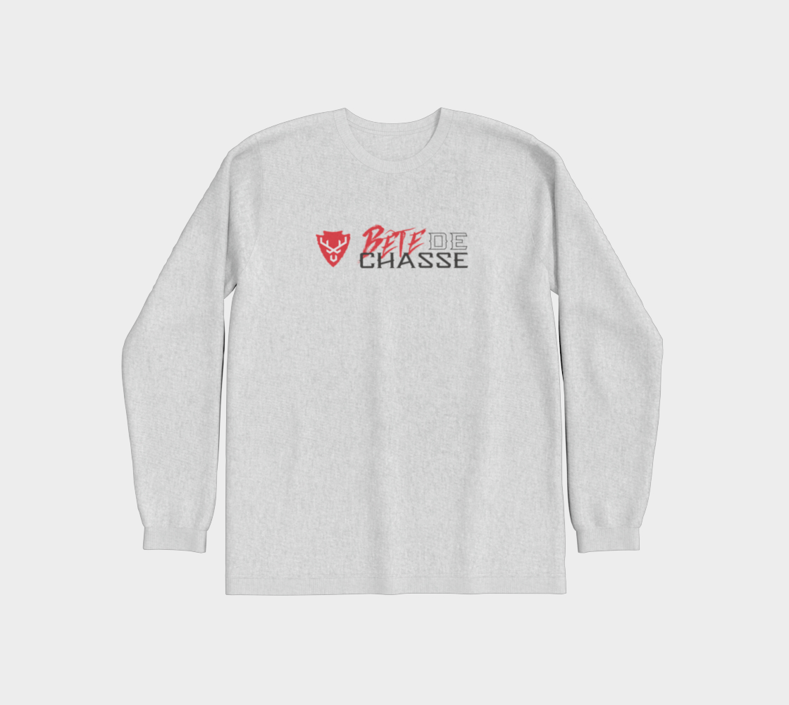Manche Longue - Bête de chasse - Gris - logo RN