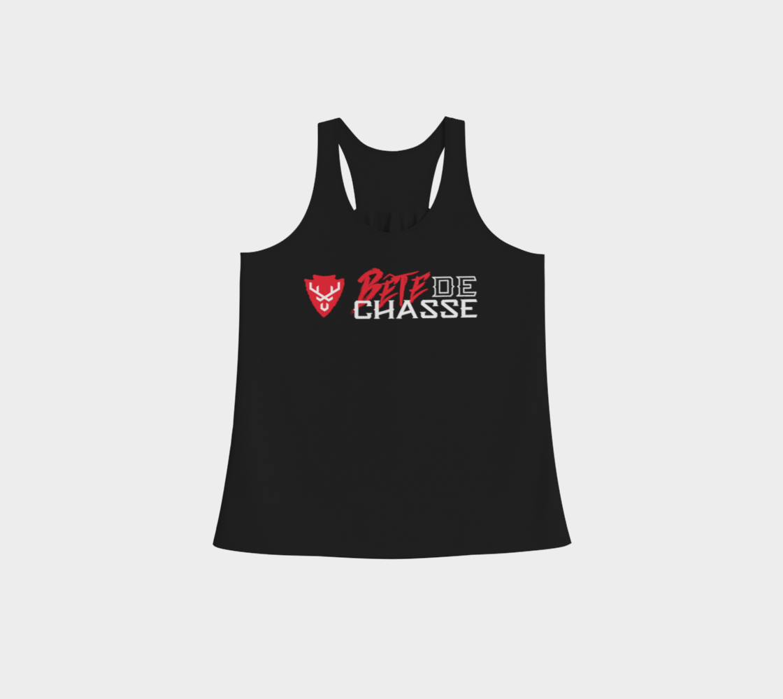 Camisole relax - Bête de Chasse - Noir - Logo RB
