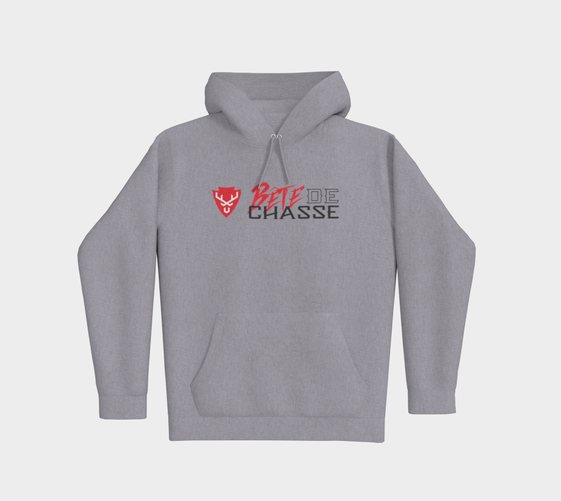 Hoodies - Bête de Chasse - Gris - logo RN