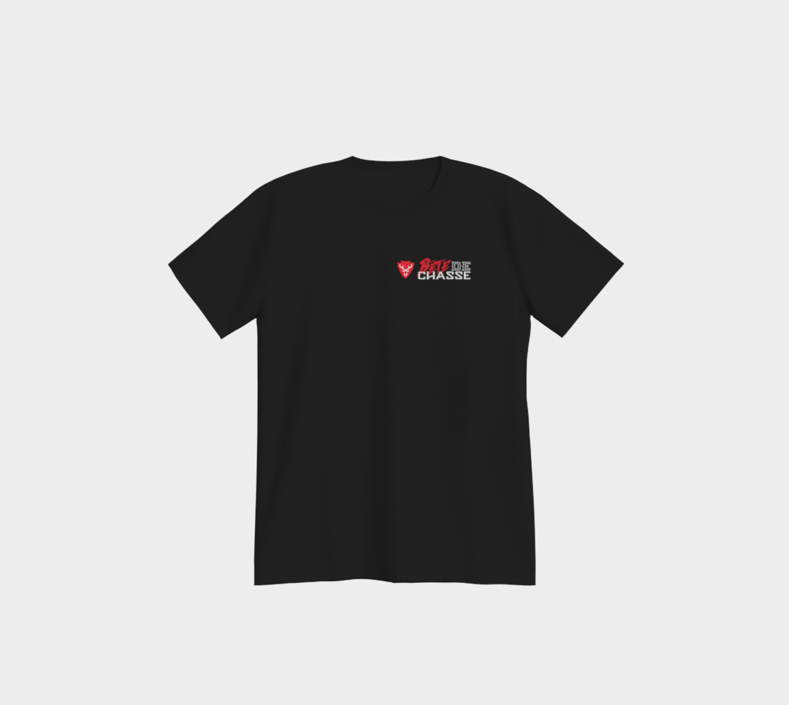 T-shirt - Bête de Chasse - 2 côtés - Logo NR