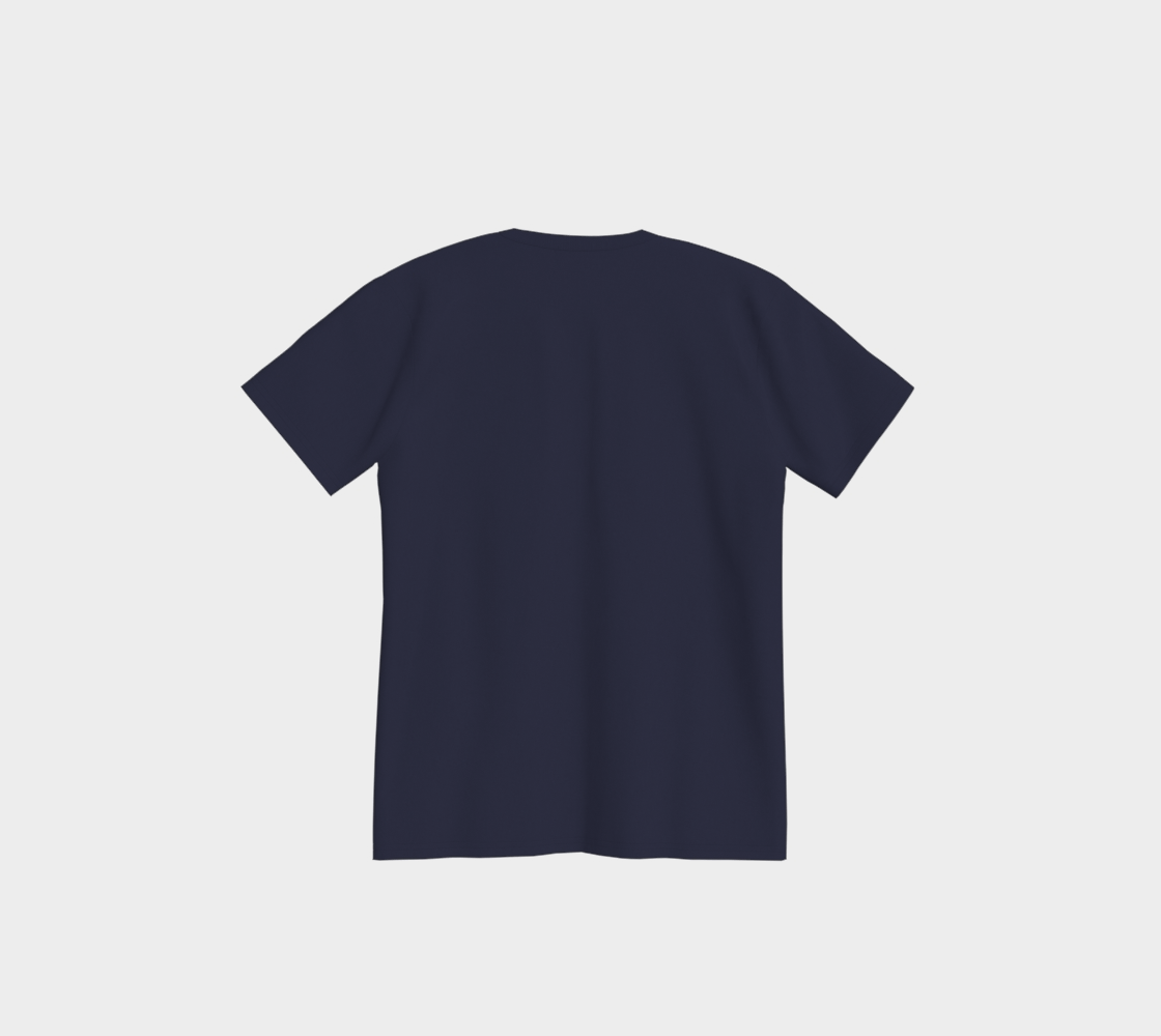 Tshirt - Bête de Chasse - Style1 - Bleu marin - logo blanc