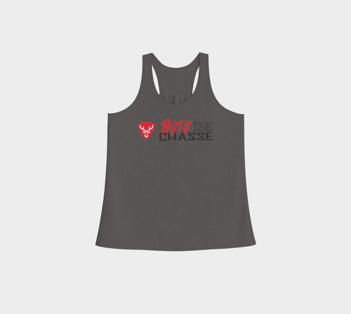 Camisole relax - Bête de Chasse - Grise - Logo RN