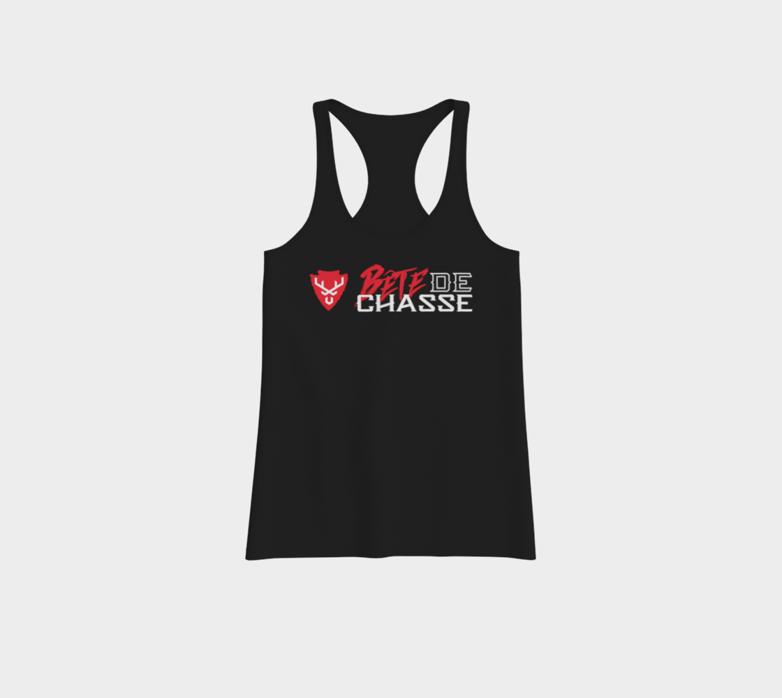 Camisole sport - Bête de Chasse - Noire - Logo RB