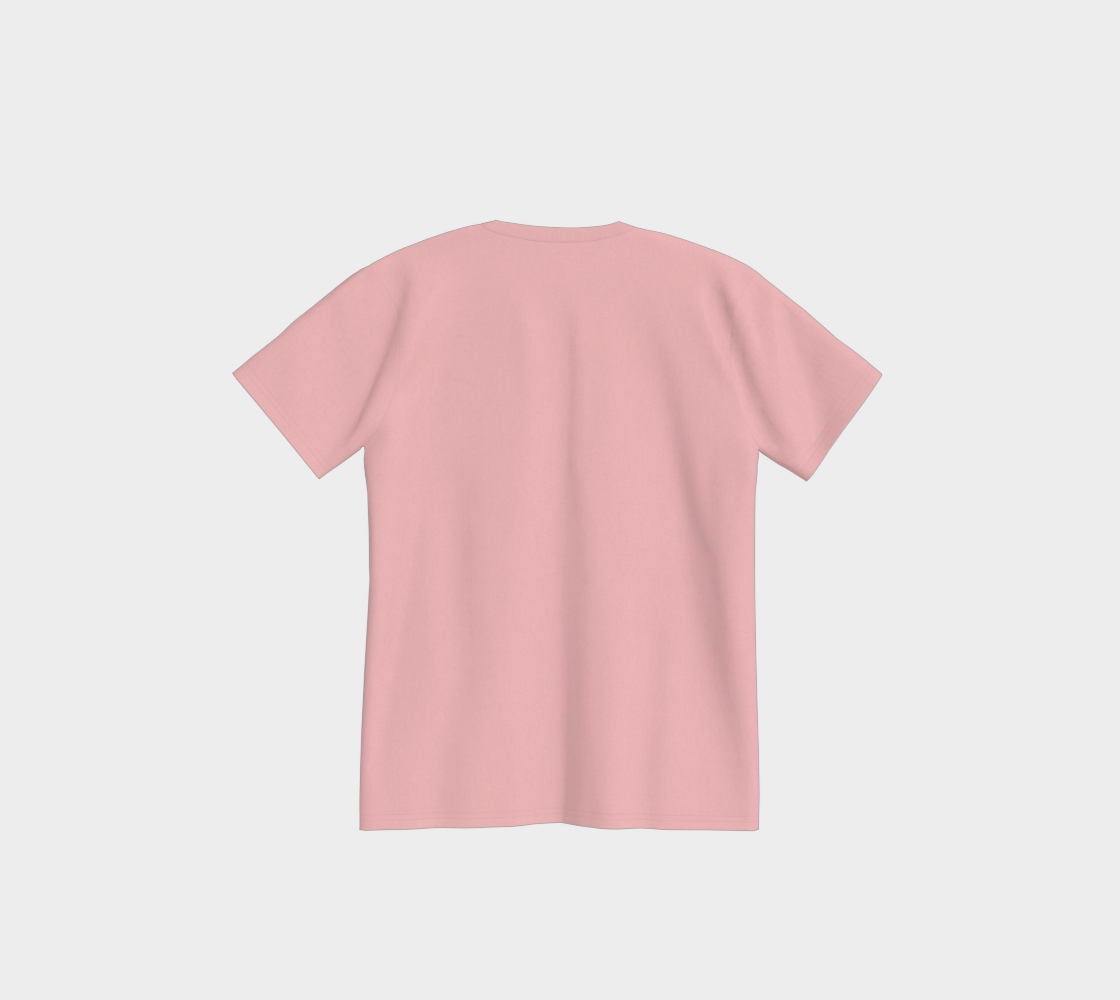 Tshirt - Bête de Chasse - Rose - logo noir