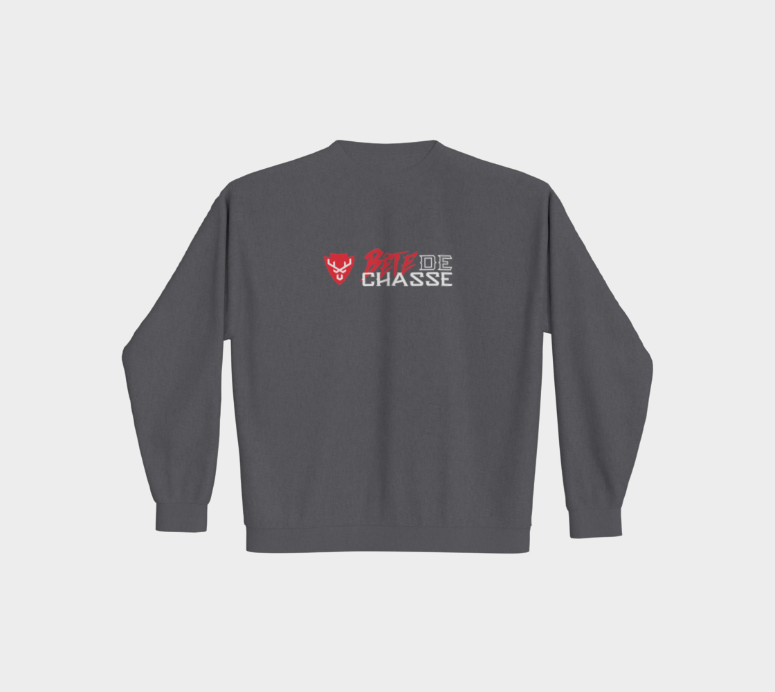 Coton ouaté - Bête de Chasse - Gris fonce - logo RN