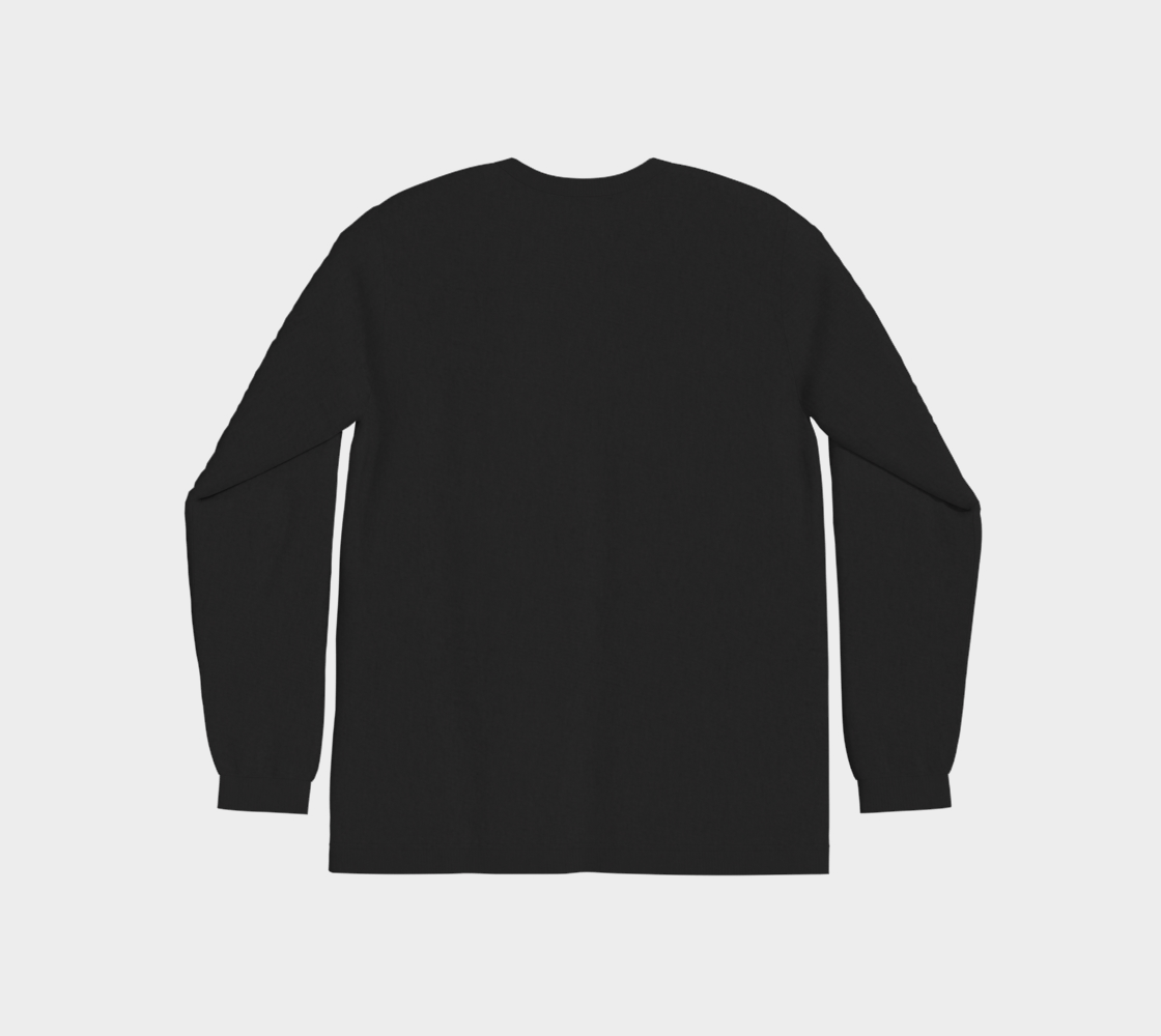 Manches Longues - Bête de Chasse - Noir Charcoal - logo RB