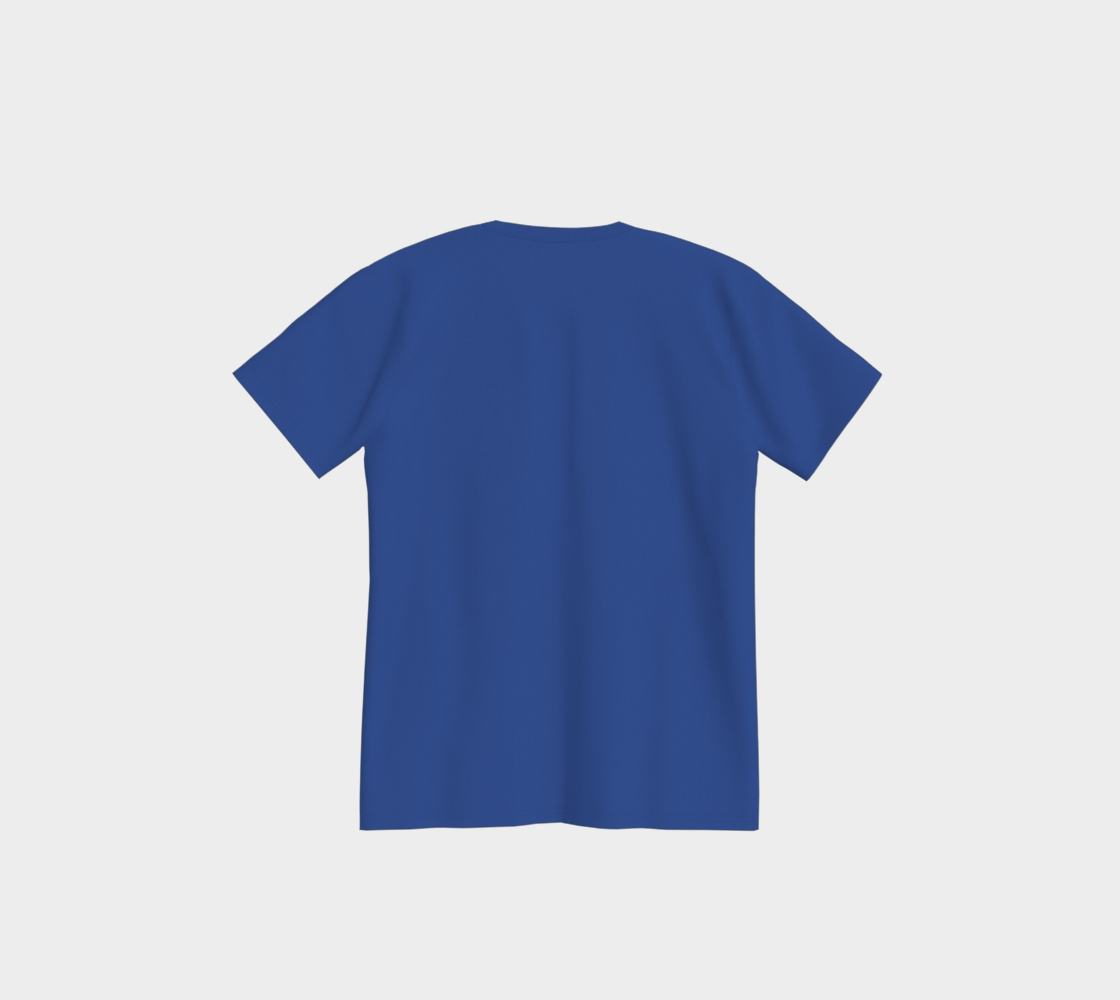 T-shirt - Bête de Chasse - bleu - logo blanc