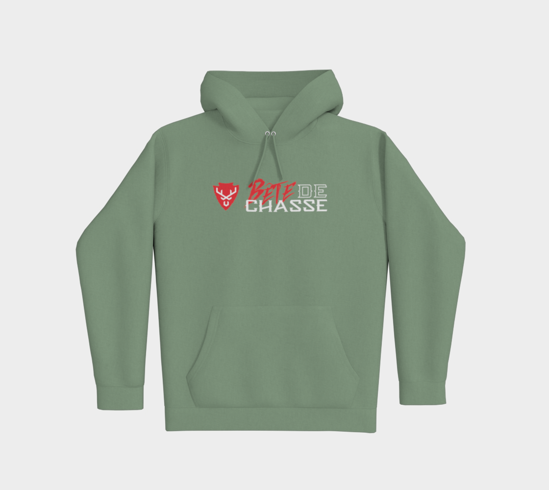 Hoodies - Bête de Chasse - kiwi - logo RB