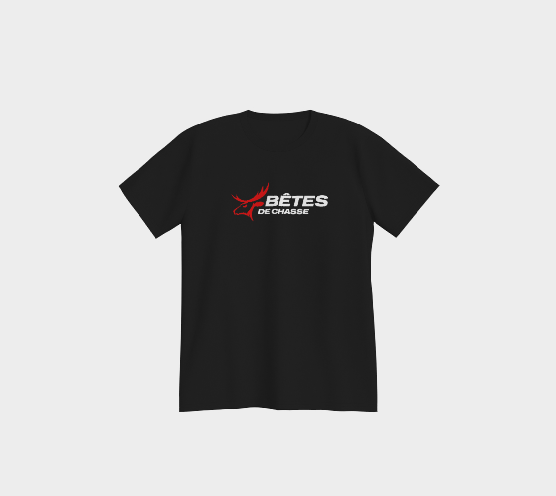 T-shirt - Bete de Chasse noir