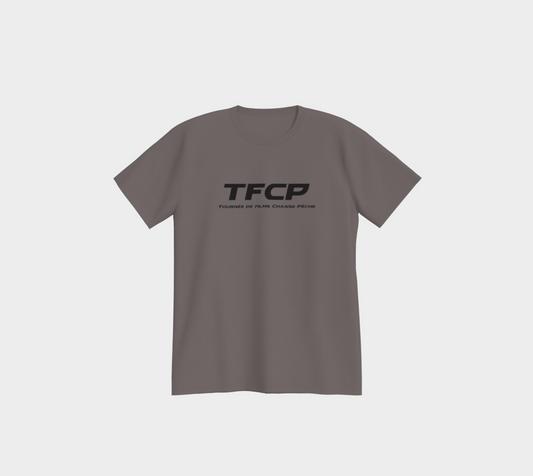 T-shirt - TFCP Gris Charcoal - logo noir