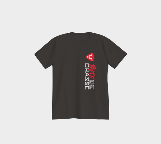 T-shirt - Bête de Chasse - Style1 - Gris fonce - logo RB