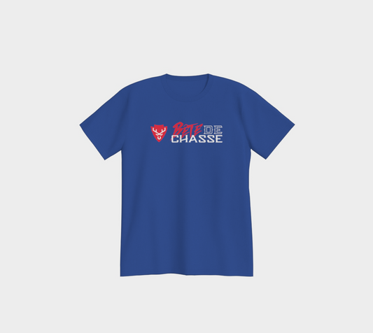 T-shirt - Bête de Chasse - Bleu - logo RB