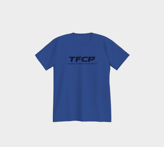 T-shirt - TFCP bleu royal - logo noir