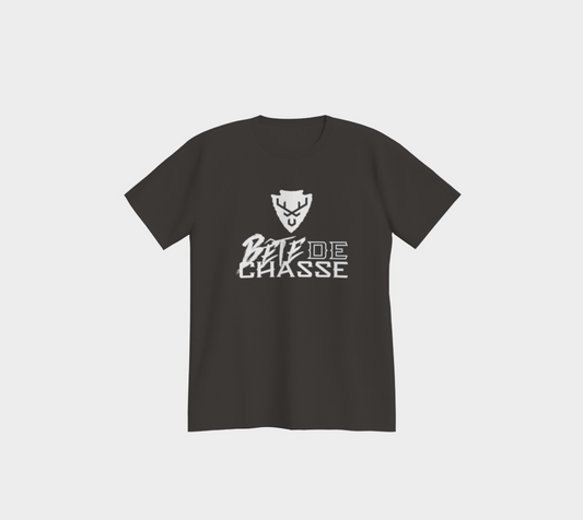 T-shirt - Bête de Chasse - gris foncé - logo blanc