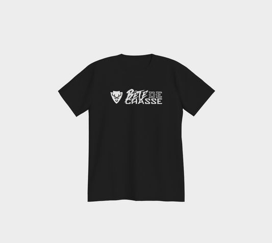 T-shirt - Bête de Chasse - Noir - logo blanc