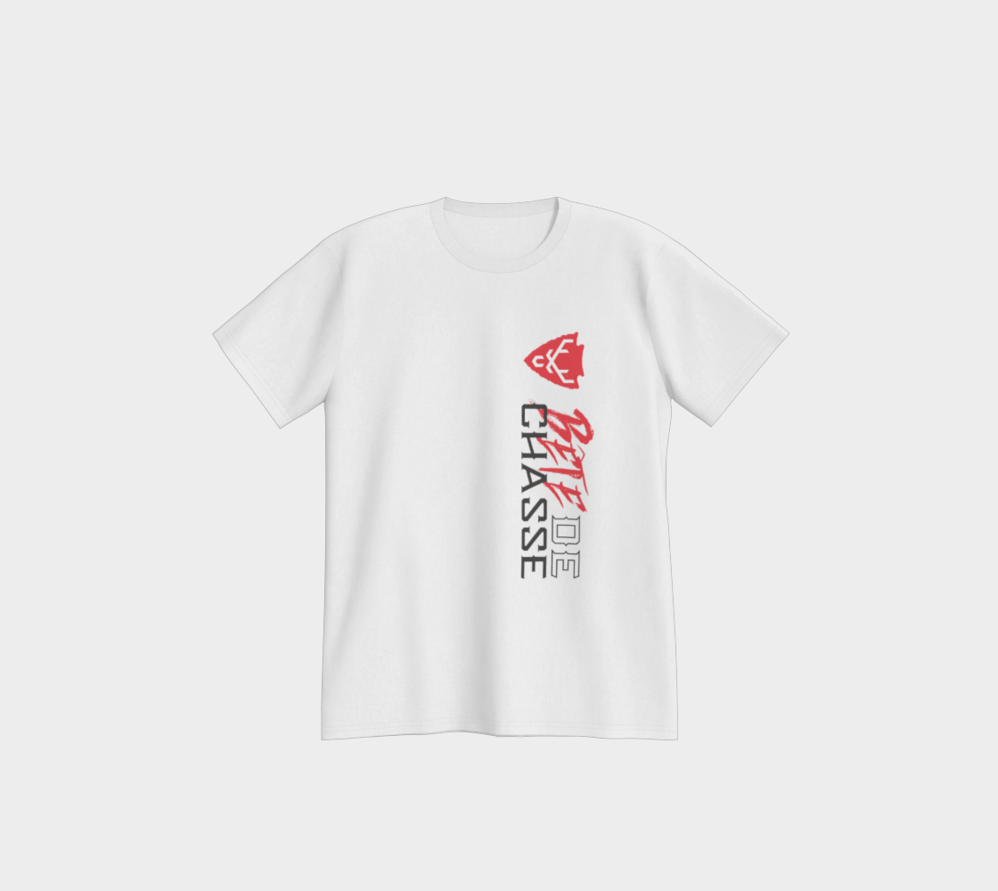 Tshirt - Bête de Chasse - Style1 - blanc - logo RN